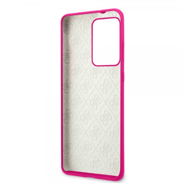 Guess Samsung Galaxy S20 Ultra Suojakuori Logolla Magenta