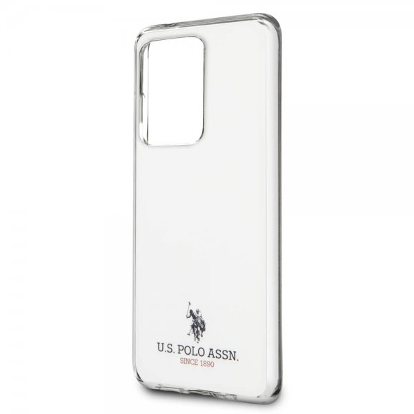 U.S. Polo Samsung Galaxy S20 Ultra -kuoret logolla, valkoinen