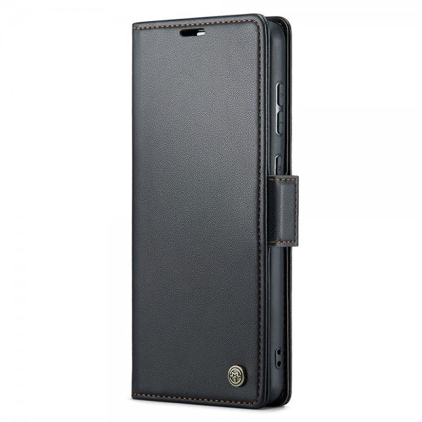 CaseMe Samsung Galaxy S21 FE Kotelo 023 Series Musta