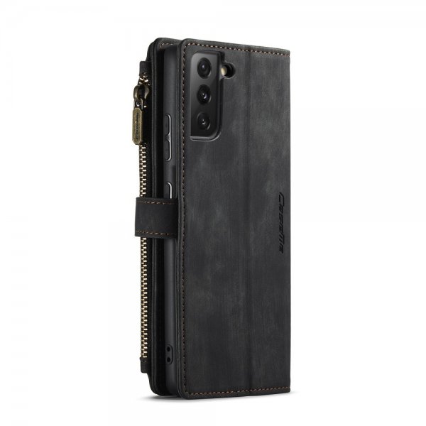 CaseMe Samsung Galaxy S21 FE -kotelo C30 Series Musta