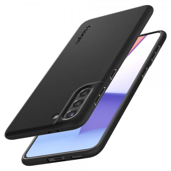 Spigen Samsung Galaxy S21 Plus Thin Fit -kuori, musta