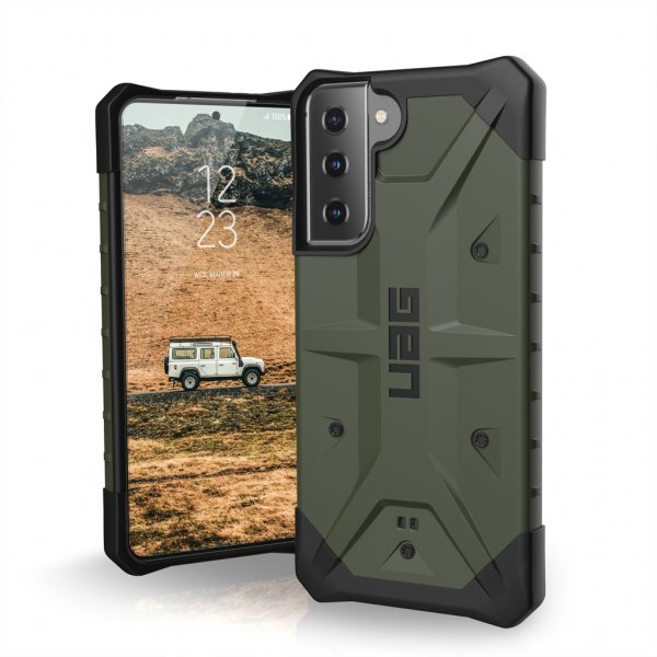 Urban Armor Gear (UAG) Samsung Galaxy S21 -suojakuori Pathfinder, oliivinvihreä