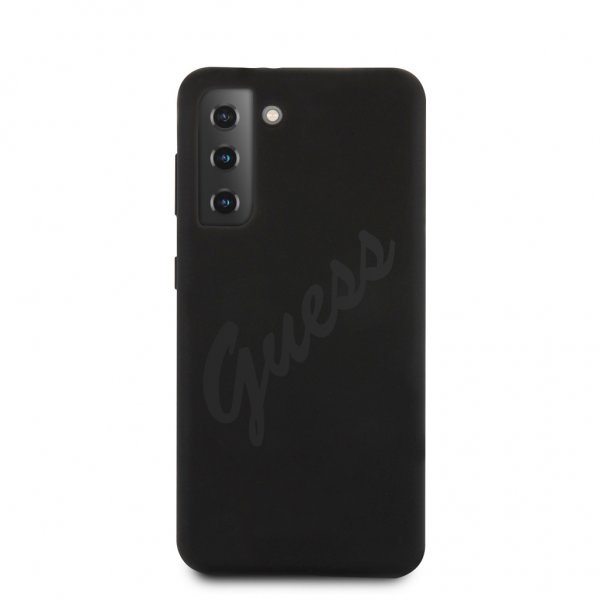 Guess Samsung Galaxy S21 Kuori Vintage Logo Musta