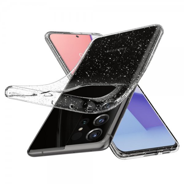 Spigen Samsung Galaxy S21 Ultra Kuori Liquid Crystal Glitter Crystal Quartz