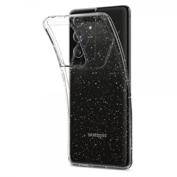 Spigen Samsung Galaxy S21 Ultra Kuori Liquid Crystal Glitter Crystal Quartz