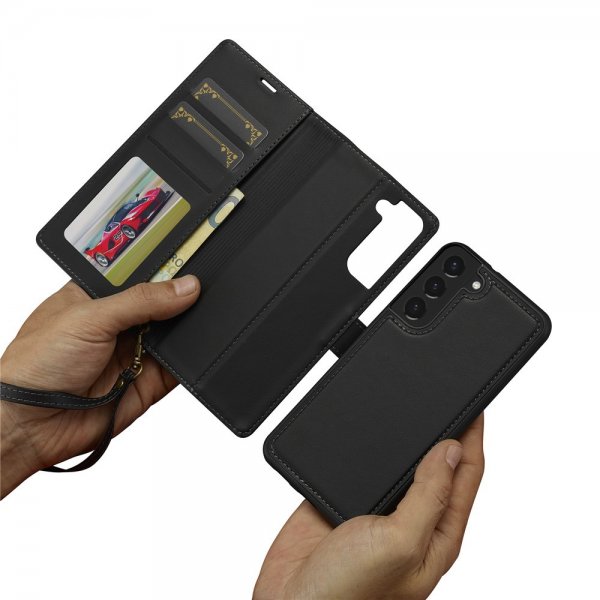 Nordic Covers Samsung Galaxy S22 Kotelo irrotettavalla MagSafe-kuorella Raven Black