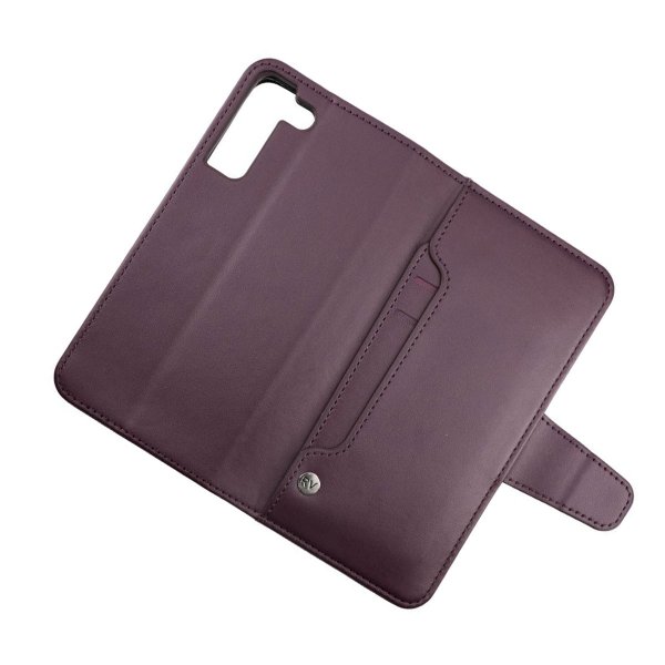 Rvelon Samsung Galaxy S22 Plus Kotelo Ulospäin Kääntyvällä Korttipaikalla Violetti
