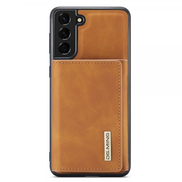 Dg.Ming Samsung Galaxy S22 Plus -kotelo, M1-sarja irrotettava korttipidike, ruskea