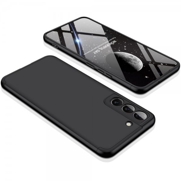 GKK Samsung Galaxy S22 Plus Kuori Kolmiosainen Musta