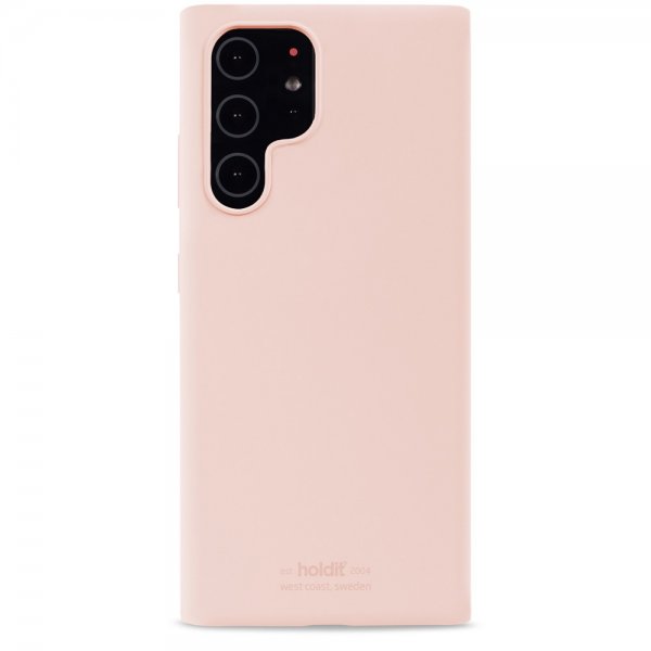 Holdit Samsung Galaxy S22 Ultra silikonikuori, Blush Pink