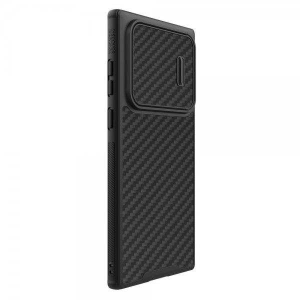 Nillkin Samsung Galaxy S22 Ultra -kuori, synteettinen kuitu, musta