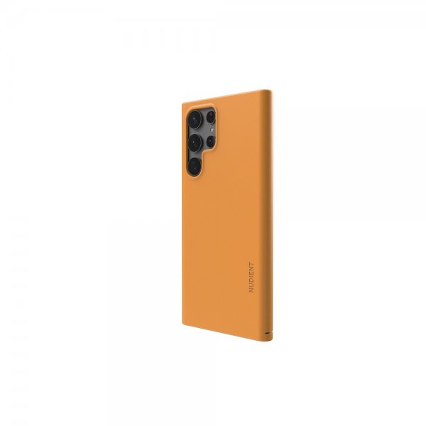 Nudient Samsung Galaxy S22 Ultra Ohut Kuori V3 Saffron Yellow