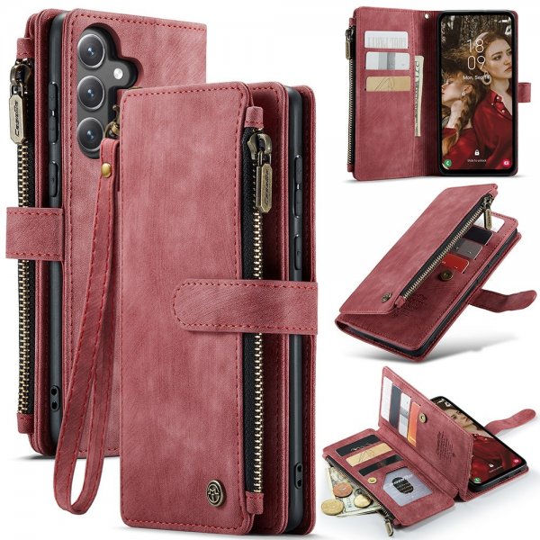 CaseMe Samsung Galaxy S23 FE C30 Series Kotelo Punainen