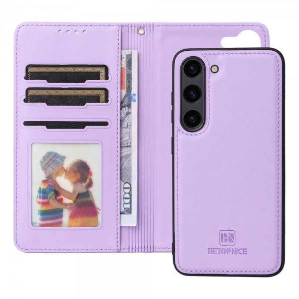 Betopnice Samsung Galaxy S23 Kuori irrotettavalla kuorella 005 Violetti
