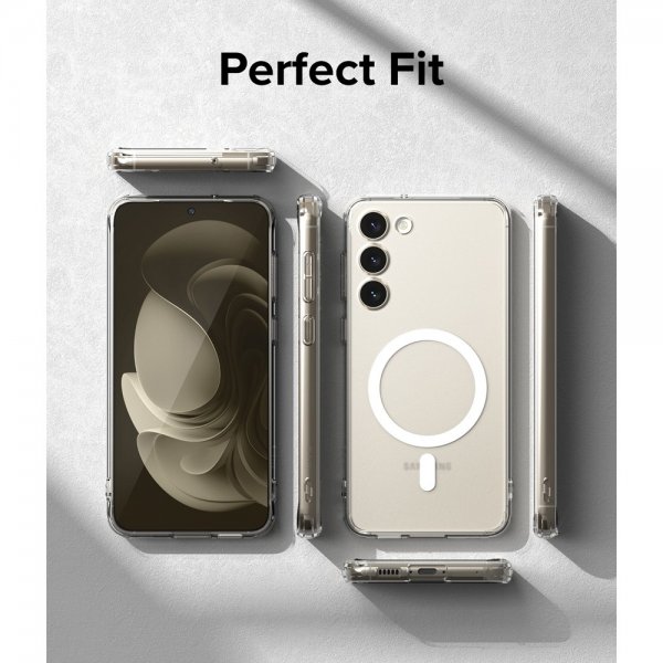 Ringke Samsung Galaxy S23 Plus -suojakuori Fusion Magnetic Matte Clear
