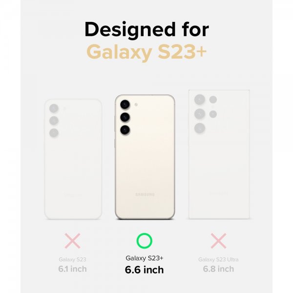 Ringke Samsung Galaxy S23 Plus -suojakuori Fusion Magnetic Matte Clear