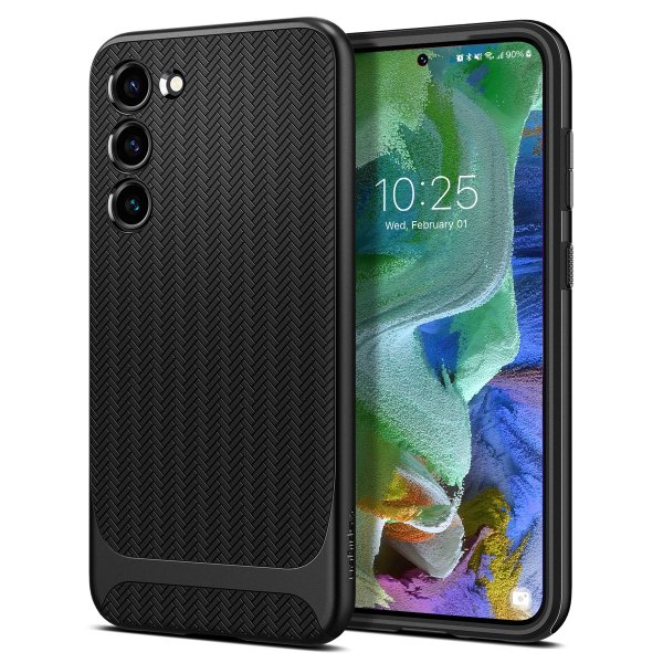 Spigen Samsung Galaxy S23 Plus -suojakuori Neo Hybrid, musta