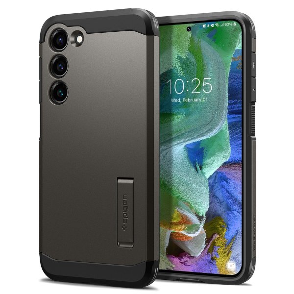 Spigen Samsung Galaxy S23 Plus -suojakuori Tough Armor Gunmetal