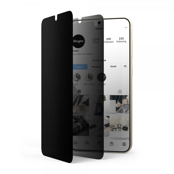 Ringke Samsung Galaxy S23 Plus -suojalasi Privacy Glass