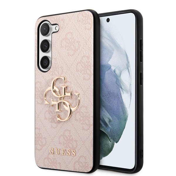 Guess Samsung Galaxy S23 Kuori 4G Logo Pinkki
