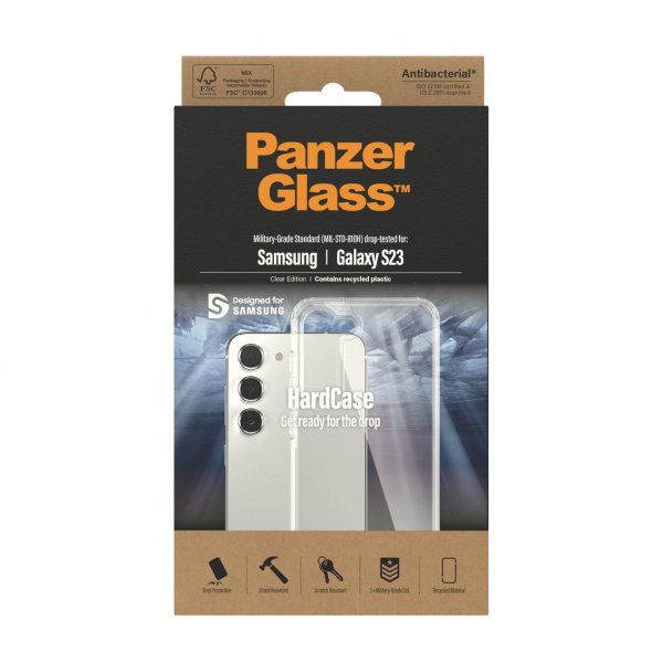 PanzerGlass Samsung Galaxy S23 Kuori HardCase Läpinäkyvä