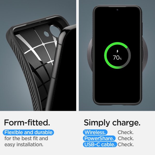 Spigen Samsung Galaxy S23 Kuori Liquid Air Matte Black