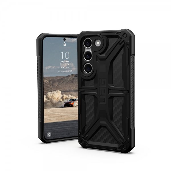 Urban Armor Gear (UAG) Samsung Galaxy S23 Kuoret Monarch Carbon Fiber Musta