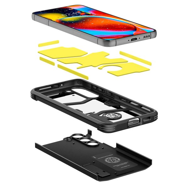 Spigen Samsung Galaxy S23 Kuori Tough Armor Musta