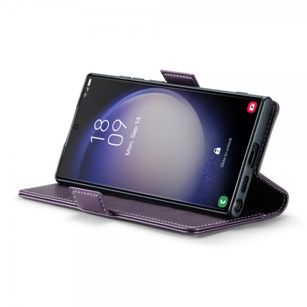 CaseMe Samsung Galaxy S23 Ultra Kotelo 023 Series Violetti