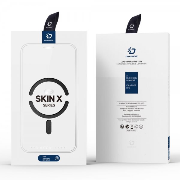 Dux Ducis Samsung Galaxy S23 Ultra -kotelo Skin X Pro Series MagSafe musta