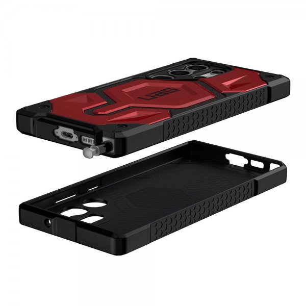 Urban Armor Gear (UAG) Samsung Galaxy S23 Ultra Suojakuori Monarch Pro MagSafe Crimson