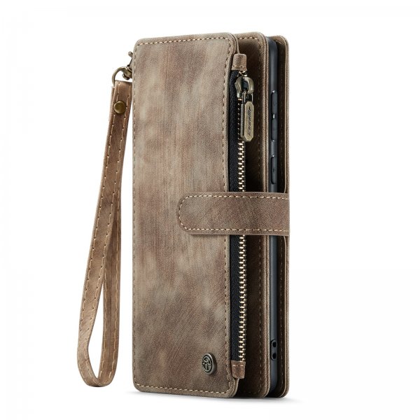 CaseMe Samsung Galaxy S24 FE C30 Series Kotelo, Ruskea