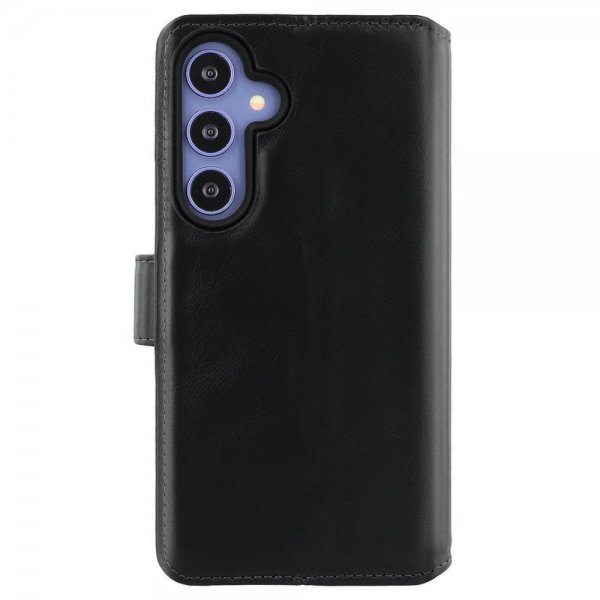 Nordic Covers Samsung Galaxy S24 FE Essential Leather Raven Black -suojakotelo