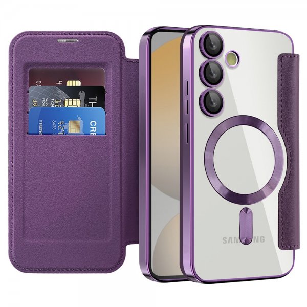 Samsung Galaxy S24 FE MagSafe -kotelo, violetti