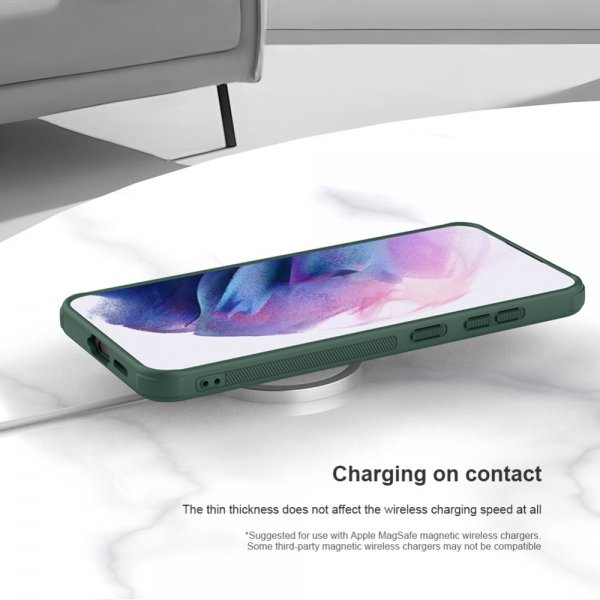 Nillkin Samsung Galaxy S24 FE Kuori Super Frosted Shield Pro MagSafe Vihreä