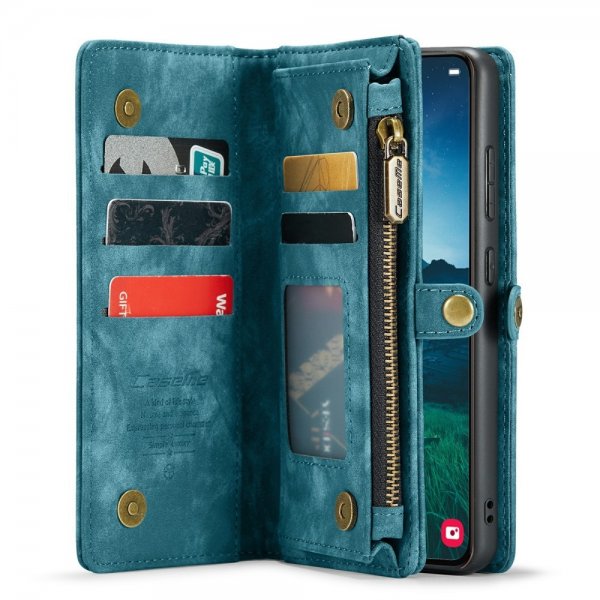CaseMe Samsung Galaxy S24 -suojakotelo 008 Series, irrotettava kuori, sininen
