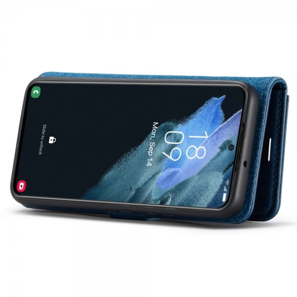 Dg.Ming Samsung Galaxy S24 -kotelo irrotettavalla kuorella, sininen