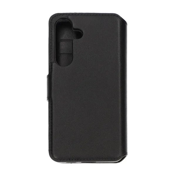 Rvelon Samsung Galaxy S24 -kotelo, aitoa nahkaa, musta