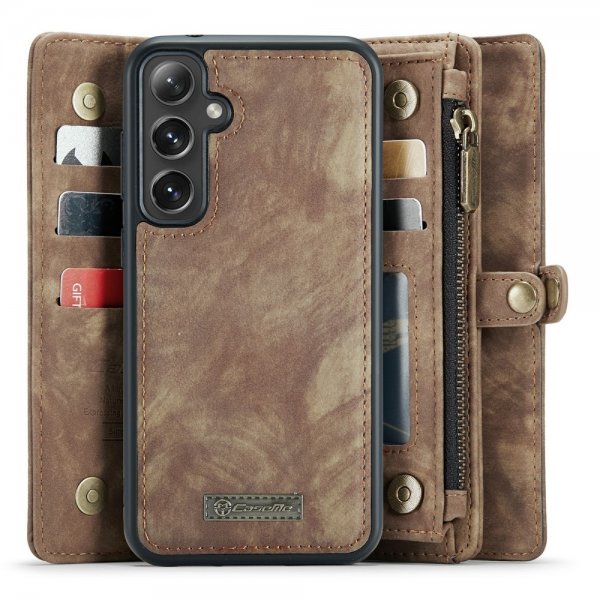 CaseMe Samsung Galaxy S24 Plus -kotelo 008 Series Irrotettava kuori Ruskea