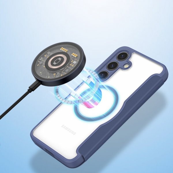 Dux Ducis Samsung Galaxy S24 Plus -kotelo Skin X Pro Series MagSafe, sininen