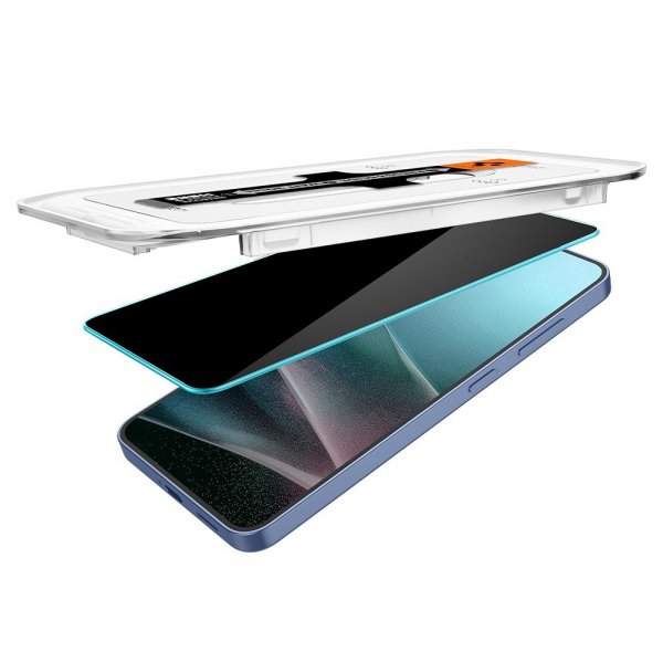 Spigen Samsung Galaxy S24 Plus/Galaxy S25 Plus -näytönsuoja GLAS.tR EZ Fit Privacy 2-pack