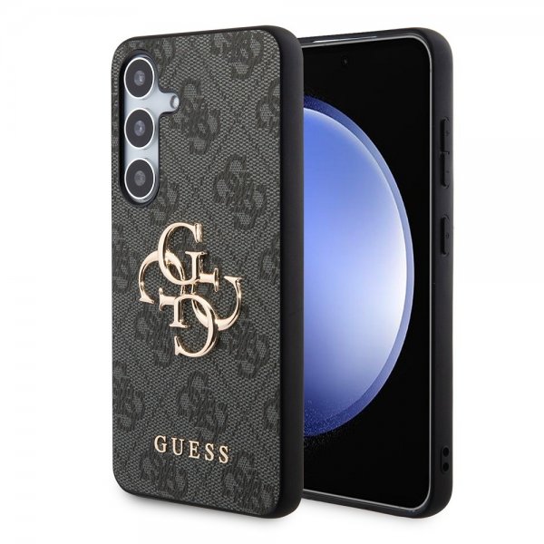 Guess Samsung Galaxy S24 Plus Kuori 4G Metal Logo Musta