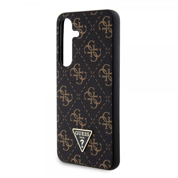 Guess Samsung Galaxy S24 Plus Kuoret 4G Print Grained Musta