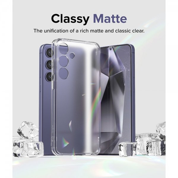 Ringke Samsung Galaxy S24 Plus -suojakuori Fusion Matte Clear