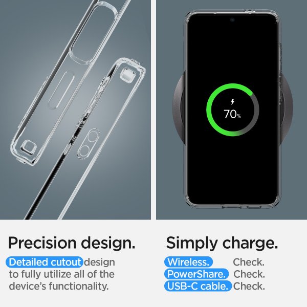 Spigen Samsung Galaxy S24 Plus Kuori Liquid Crystal Crystal Clear