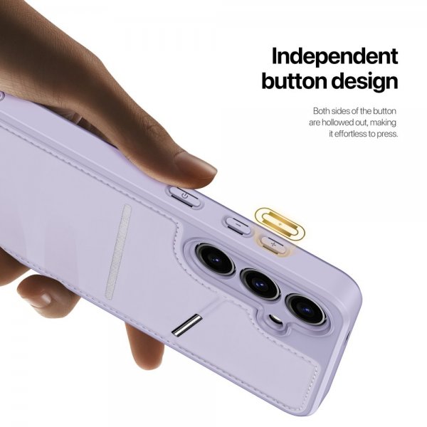 Dux Ducis Samsung Galaxy S24 Plus -kuori Rafi II Series MagSafe violetti