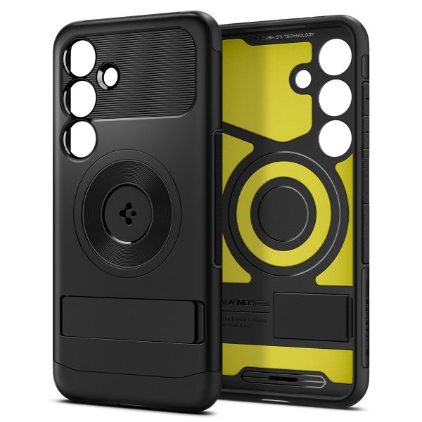 Spigen Samsung Galaxy S24 Plus -suojakuori Slim Armor MagFit, musta