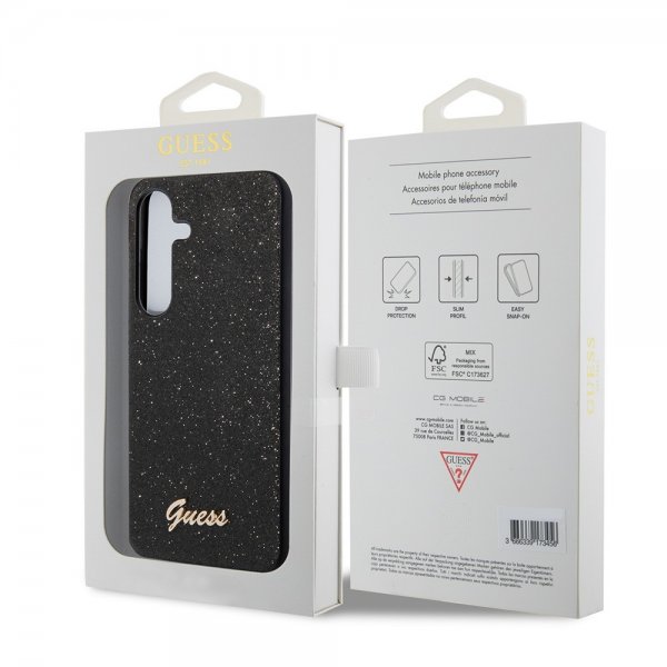 Guess Samsung Galaxy S24 Plus Suojakuori Square Mirror Musta