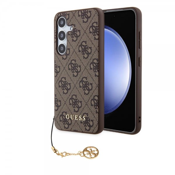 Guess Samsung Galaxy S24 Kuori 4G Charm Ruskea