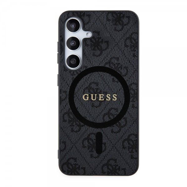 Guess Samsung Galaxy S24 Kuori 4G Pattern MagSafe Musta